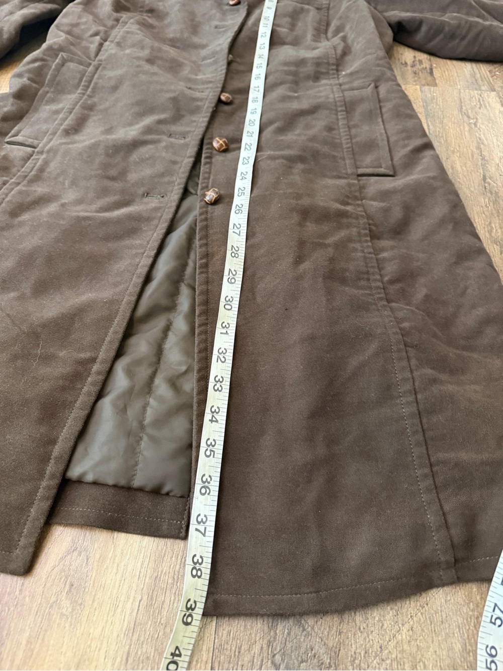 GAP Brown Women's Trench Coat - Button Front - Picture 6 of 7